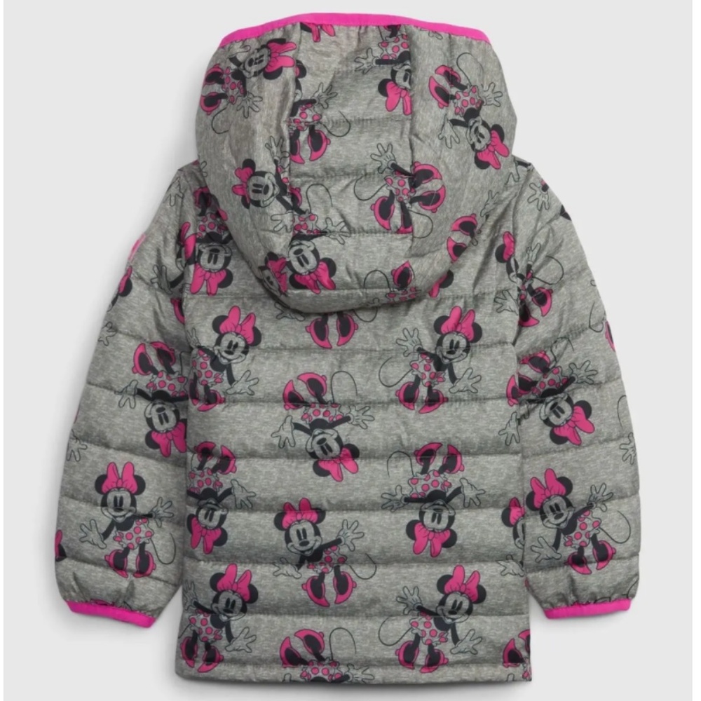 GAP babyGap | Disney Minnie Mouse ColdControl Puffer Jacket Trek 5. * - Picture 4 of 11